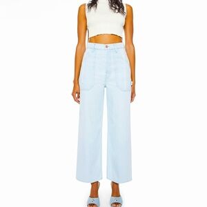 MOTHER SNACK High Rise Smoothie Carpenter Ankle Jeans NWT Size 31